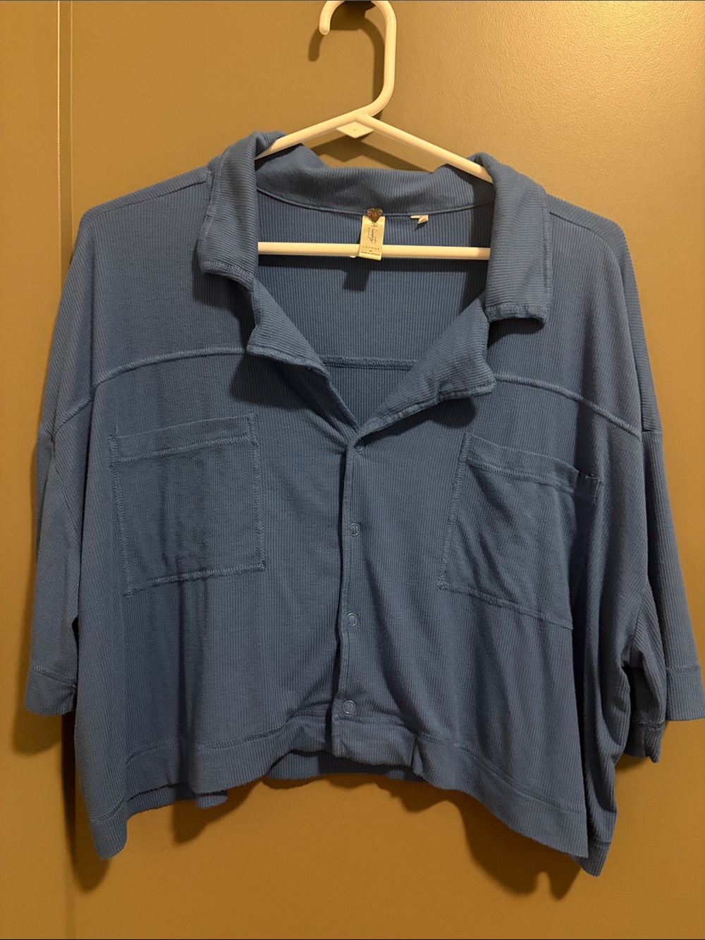 LA Hearts Ribbed Lounge Top